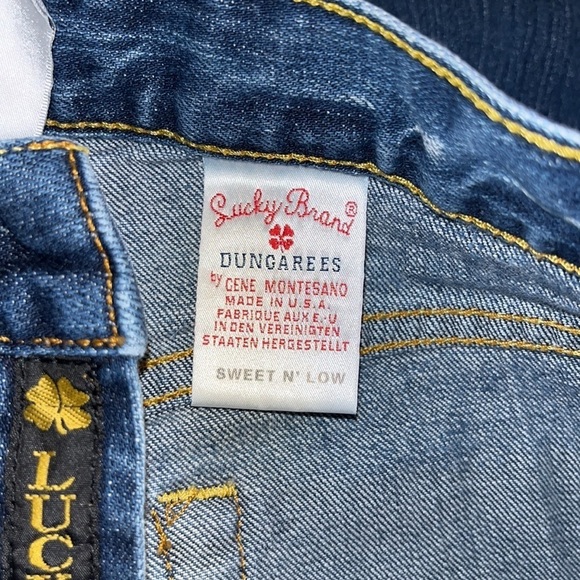 Vintage Lucky Brand Sweet N Low USA Made Flared Leg Jeans Size 8 - Picture 7 of 15